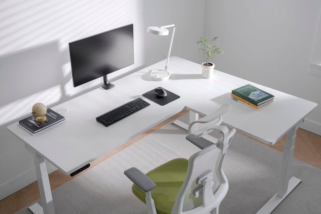 Vernal L-Shaped Standing Desks