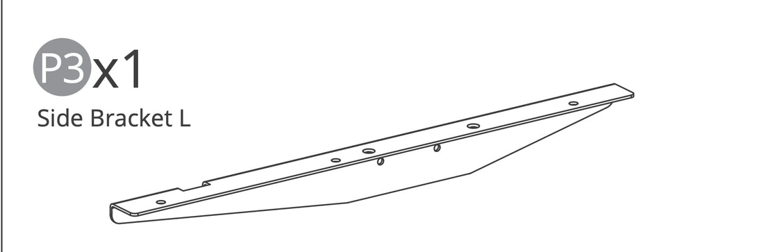 Left Wing – Black – KDI-V0.6 Frame