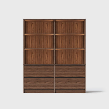 Vernal Modular Bookcase Set