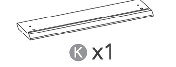 Part K-Side cabinte drawer-LHL(for your previous order)